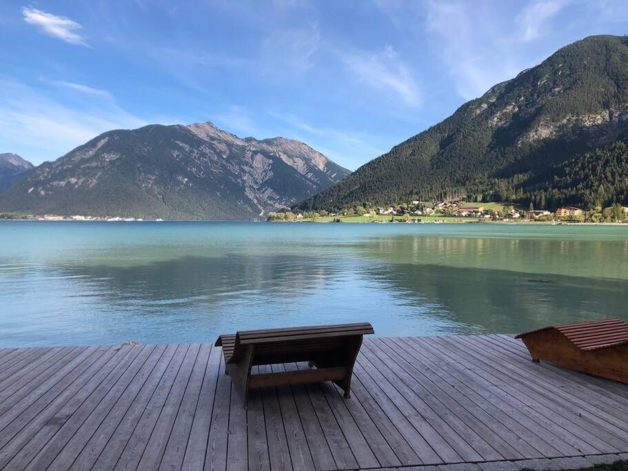 Urban Mountain Chalet With Lake View Maurach  Esterno foto